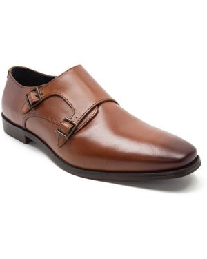 Thomas Crick Fetz - chaussures élégantes à double bride - Marron