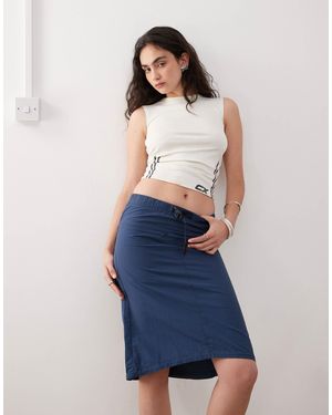 Gramicci – verstaubarer midirock aus nylon - Blau
