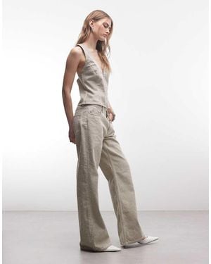 Weekday Co-ord Bootcut Trousers - White
