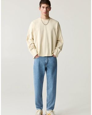 Pull&Bear Standard Fit Denim Jeans - Blue