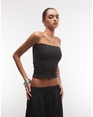 Collusion Studded Bandeau - Black