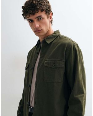 ASOS Katoenen Twill Overshirt - Groen