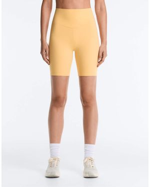 Oysho Comfortlux High-Rise 20Cm Short Leggings - Natural