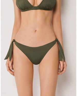 Calzedonia Premium Sculpt Tie Bikini Bottoms - Black