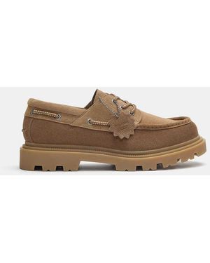 Pull&Bear Scarpe Da Barca - Marrone