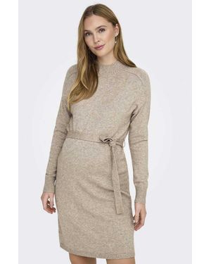 ONLY Vestido De Punto De -Neutro