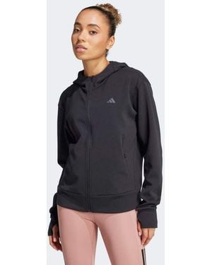 adidas Originals Designed 4 Training Full-Zip Hooded Sweatshirt - Blue