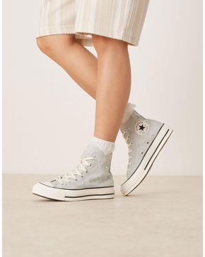 Converse – chuck 70s hi – knöchelhohe sneaker - Natur