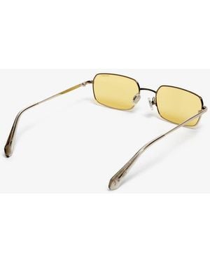 Superdry Metal Rectangle Sunglasses - Natural
