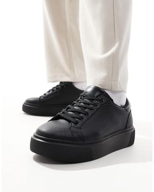 ASOS – sneaker zum schnüren - Schwarz