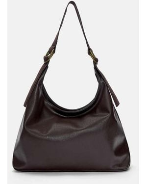 Pull&Bear Shopper Bag With Rings - Black