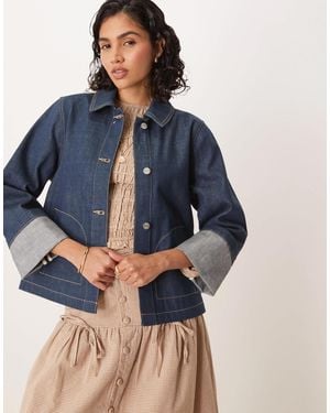 GANT Boxy Denim Jacket - Blue