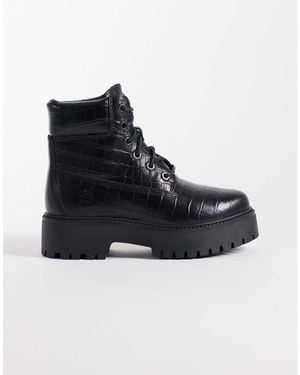 Timberland Stone street 6-inch-schnürstiefel - Schwarz