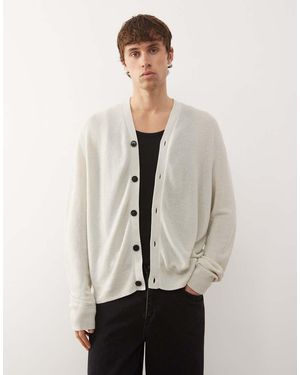 Weekday Cardigan Sporco - Neutro
