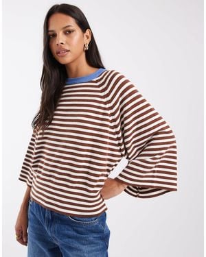 ASOS Strickpullover mit kontrast - Mehrfarbig