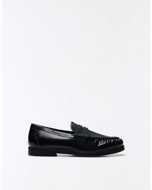Bershka – loafer - Weiß