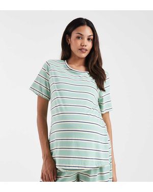 ASOS Asos Design Maternity Mix & Match Boxer Pyjama Shorts - Green