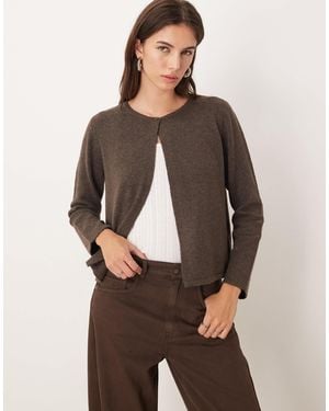 Jdy Single Button Cardigan - Gray