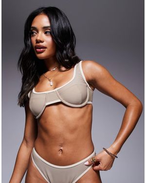 Moda Minx Bikini Bottoms - Gray