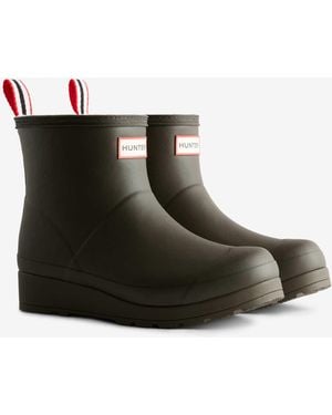HUNTER Play Lined Short Boot - Black