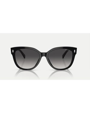 Ralph Ra5305U Gafas De Sol Estilo Ojo De Gato Con Lente Gris En - Negro