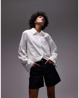 ARKET Embroidered Shirt - Grey