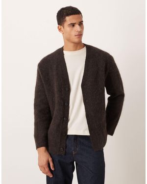 ARKET – strukturierte strickjacke - Schwarz