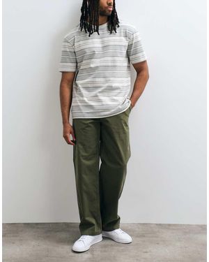 Calvin Klein baggy Utility Cotton Twill Chinos - Grey