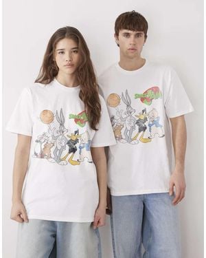 PRNT Space Jam Group Relaxed T-Shirt - Natural