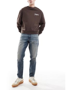 ASOS Jeans Skinny Lavaggio Medio Vintage - Blu