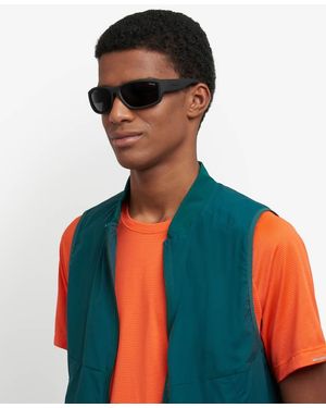 Polaroid Sunglasses Sporty Wrap Sunglasses With Polarized Lenses - Blue