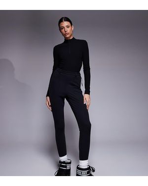 ASOS 4505 Ski & Snow Asos 4505 Tall Ski Thermal Ribbed Fleece Back Base Layer Body With Sweat Wicking - Blue