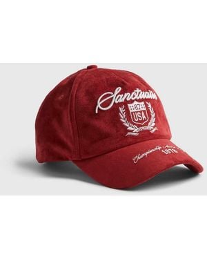 River Island Sanctuaire Usa Cap - Red