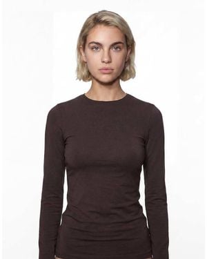 Weekday Flare Long Sleeve Top - Black