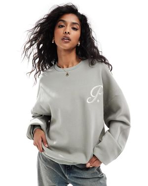 Prohibited Sweat à logo 360 g/m2 - gris