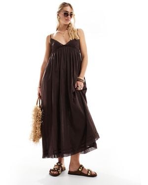Accessorize Midi Beach Dress - White