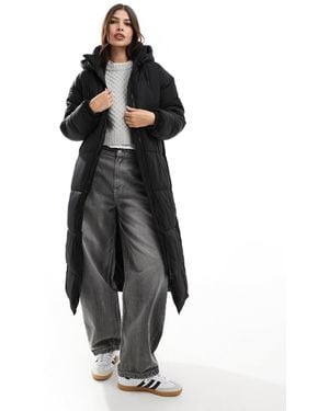 Vero Moda Longline Padded Coat - Black