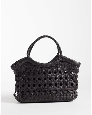 ASOS – tragetasche aus leder - Schwarz