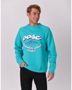 OOSC – powder club – sweatshirt - Blau