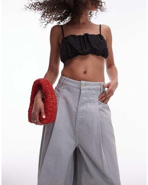 TOPSHOP Techy Fabric Bralet - Black
