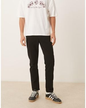 ASOS Tapered Trousers - Natural