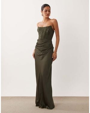 Forever New Vestito Lungo - Neutro