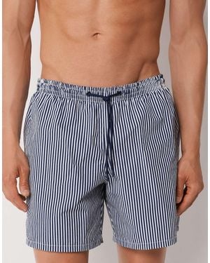 Calzedonia Patterned Swim Shorts Formentera - Blue