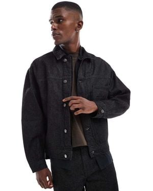 River Island Minimal Denim Jacket Co-Ord - Blue