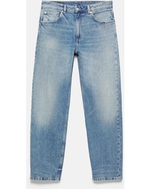Pull&Bear – gerade geschnittene jeans - Blau