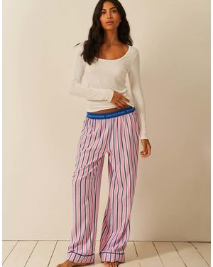 Stripe & Stare Pyjama Bottoms - Natural