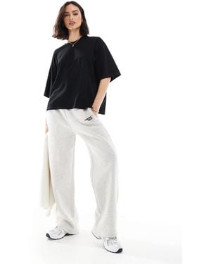 Monki Boxy Heavy T-shirt - Black
