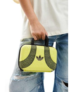 adidas Originals Adilenium Premium Rhinestone And Sequin Clutch Bag - Multicolour