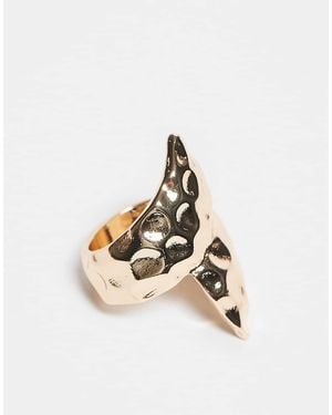 ASOS Ring With Wrap-around Design - Metallic