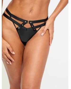 Ann Summers After Dark Crotchless String - Black